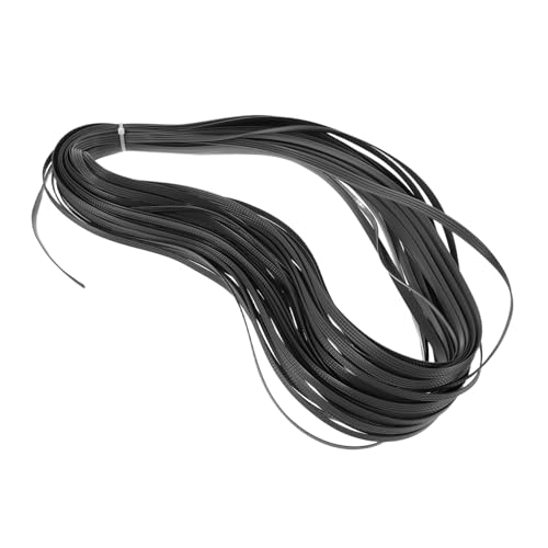 Tofficu Kunststoff-Rattan Reparaturset für Gartenmöbel Flaches Flechtband Ersatzmaterial Schnelles DIY-Reparatur-kit für Patio-stühle Wetterbeständig Einfache Anwendung Vielseitig für von Tofficu