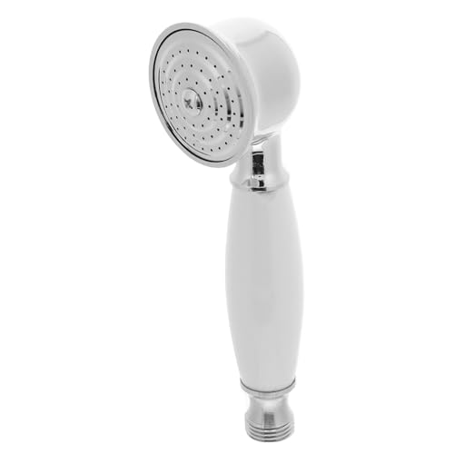 Tofficu Kupfer Retro Handbrause mit Keramikgriff Handheld Duschkopf Anschluss Antik Finish für Badezimmer und Wohnmobil Vintage Stil Baddekor von Tofficu