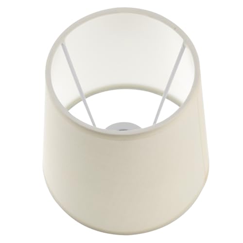 Tofficu Lampenschirm Schraubfassung Creamfarben Lampenschirm für Decken Wandleuchten Dekorativer mit Langlebiger Verarbeitung Blendfreies Licht Geeignet für Wohnräume von Tofficu