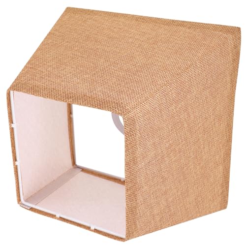 Tofficu Lampenschirm Tischlampe Trapezförmig Leichtes Stoff material Abnehmbar Einfach Montierbar Ersatzschirm Für Schlafzimmer Wohnzimmer Wohnzimmerwandleuchte von Tofficu