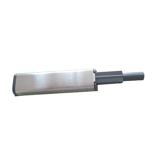Tofficu Magnetischer Push To Open Schrankverschluss mit Dämpfer Geräuschloses Schließen Rostfreies Edelstahlgehäuse für Küchenschränke und Möbel Montagematerial Silberfarben von Tofficu