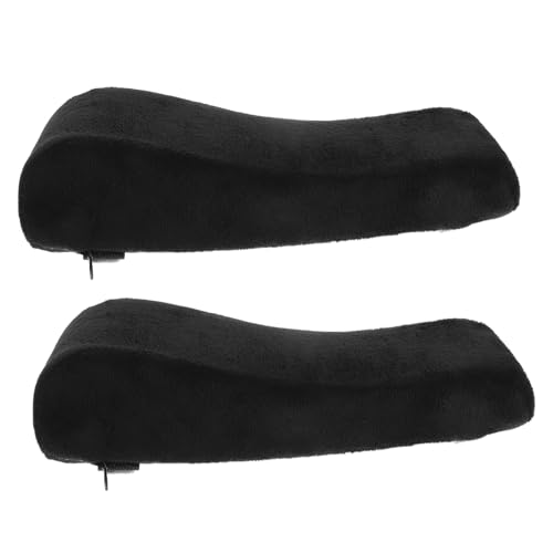 Tofficu Memory Foam Armlehnenpolster Komfortable Ellbogen und Unterarmstütze Verstellbare Polster für Gaming und Bürostuhl Ergonomische Armauflage zur Druckentlastung und Verlängertem von Tofficu