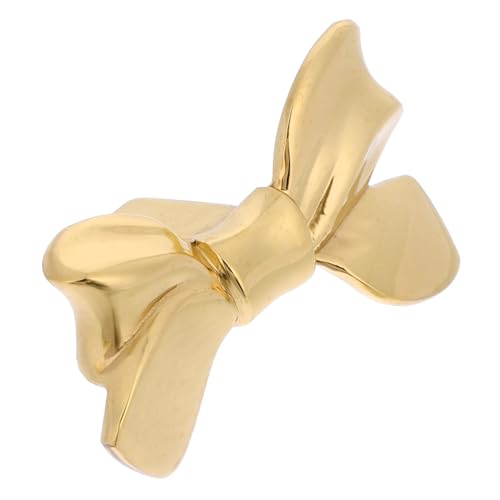 Tofficu Messing Möbelknopf Bowknot Form Schrankgriff für Kommode Schublade Kleiderschrank Langlebig Verformungsbeständig Vielseitig für Vintage und Moderne Einrichtung Tofficu Messing Möbelknopf Bowknot Form Schrankgriff für Kommode Schublade Kleiderschrank Langlebig Verformungsbeständig Vielseitig für Vintage und Moderne Einrichtung von Tofficu