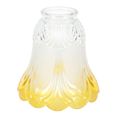 Tofficu Moderner Lampenschirm aus Mattiertem Glas Vielseitiger Indoor Lichtschutz Langlebig und Bruchsicher Geeignet für Deckenventilator Lampen und Kronleuchter im Wohn und Schlafzimmer von Tofficu