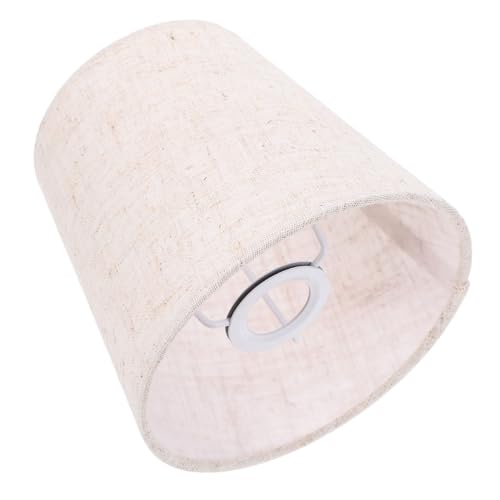 Tofficu Moderner Stoff lampenschirm für Tischlampe mit Clip Eleganter Universeller Lampenschirm für Stehlampe Wandleuchte Kronleuchter Sockeldurchmesser Aufbau Warmes Design von Tofficu