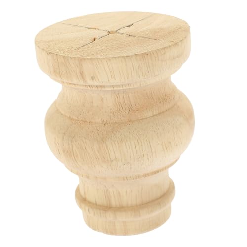 Tofficu Möbelbeine Aus Massivem Holz Für Couch Schrank Tisch Holzfüße Runde Form Ersatz-Beine Für Sofas Kommoden Stühle Einfach Zu Montieren Erneuern von Tofficu