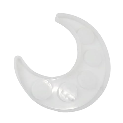 Tofficu Moon Förmige Silikonform für Untersetzer Flexible und Transparente Gießform für Kreative Diy Cup Mat Casting Glatte Oberfläche Einfach zu Entformen als und Tischdekoration von Tofficu