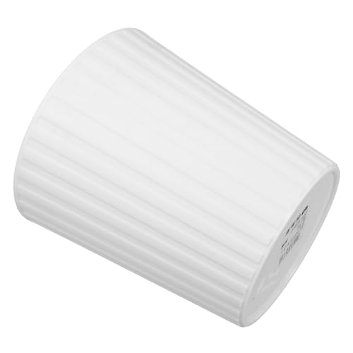 Tofficu Mülleimer Schreibtischorganizer Desktop-Organizer Abfallkorb Miniabfalleimer Papierabfalleimer klares Kratzer Tür dekorativer Abfalleimer bequemer Abfallbehälter Plastik Weiß von Tofficu