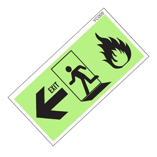 Tofficu Nachleuchtendes Notausgangsschild Selbstklebend Wetterfest Rutschfest Leicht Tragbar für Innen Außen Stark Haftend Notausgang Warnschild Wandsticker Schlafzimmer Fluchtweg Hinweis Tofficu Nachleuchtendes Notausgangsschild Selbstklebend Wetterfest Rutschfest Leicht Tragbar für Innen Außen Stark Haftend Notausgang Warnschild Wandsticker Schlafzimmer Fluchtweg Hinweis von Tofficu