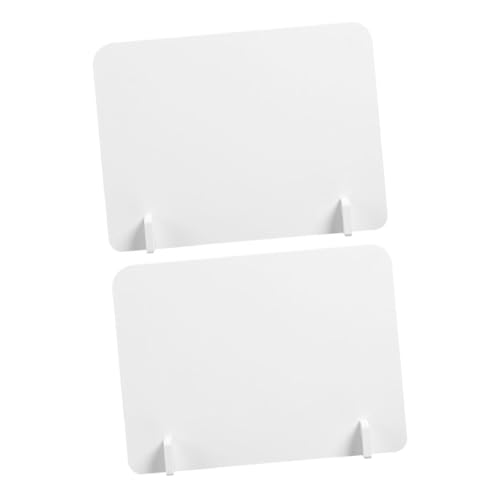 Tofficu PVC Tischtrenner Teiliges mit Praktischem Standfuß Moderner Schreibtischteiler für Schüler Büro und Essbereich Langlebige Sichtschutz Trennwand für Schülertische von Tofficu
