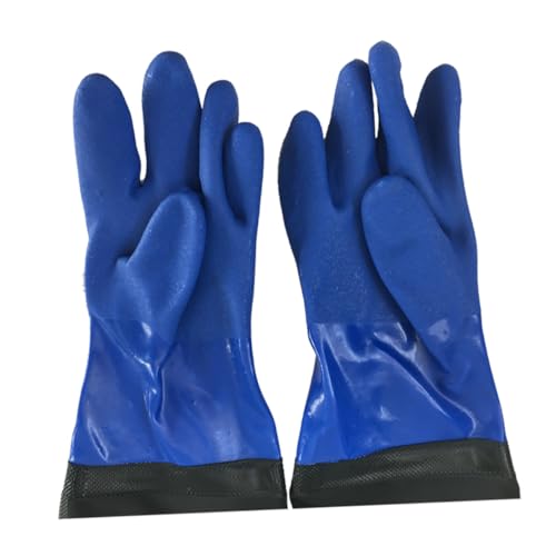 Tofficu PVC Verlängerte Arbeitshandschuhe Dicke Ölbeständige Verschleißfeste Schutzhandschuhe Wasser Schmutzresistent Robust für Gewerbe und Haushalt Schwarz Tofficu PVC Verlängerte Arbeitshandschuhe Dicke Ölbeständige Verschleißfeste Schutzhandschuhe Wasser Schmutzresistent Robust für Gewerbe und Haushalt Schwarz von Tofficu