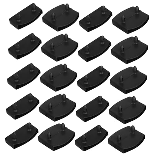 Tofficu Plastik Lattenrost Endkappen Ersatzteile Möbelhalterung rutschfest für Doppelbett Holzlattenrahmen Einfache Montage Geeignet für Betten und Sofas von Tofficu