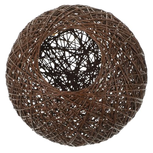 Tofficu Rattan Lampenschirm Kugelform Boho Stil Geflochtene Deckenleuchte Lichtschutz für Wohnzimmer Schlafzimmer Dekorative Beleuchtung Tofficu Rattan Lampenschirm Kugelform Boho Stil Geflochtene Deckenleuchte Lichtschutz für Wohnzimmer Schlafzimmer Dekorative Beleuchtung von Tofficu