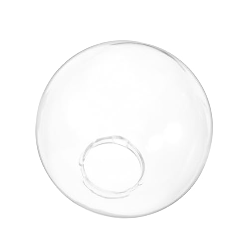 Tofficu Runder Lampenschirm Transparent Outdoor Ersatzglas Lampenschirm Kugelform Schutzabdeckung Staub Regenschutz für Garten Straßenlampen von Tofficu