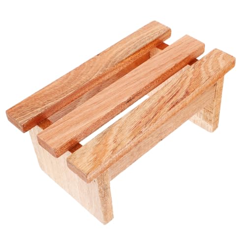 Tofficu Sauna Holz Fußstütze Fußhocker für Bad und Zuhause Rutschfester Stabiler Ergonomischer Fußhocker zur Entspannung Müder Beine Langlebiger Leichter Holzschemel für Fußspa und von Tofficu