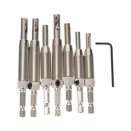 Tofficu Scharnierbohrer Teilig Hinge Drilling Kit Möbelbau Bohrschablone DIY Tür Fenster Bohrhilfe Holzbohrer Zubehör Langlebig Praktisch Effizient von Tofficu