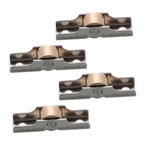 Tofficu Schiebetür Rollenset Edelstahl Laufräder Leichtlauf Riemenscheiben für Fenster und Türschienen Geräuscharme Langlebige Schiebeflügel Zubehör von Tofficu