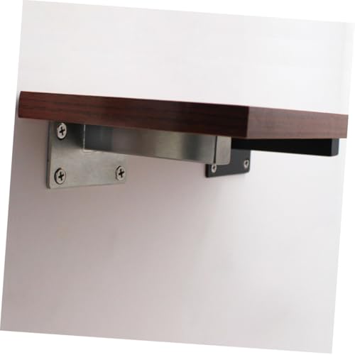 Tofficu Schwerlast Regalhalter Edelstahl Wandmontage Tragfähige Winkelverbinder für Lagerregal und Holzregal Unterstützt Arbeitsplatz und Aufbewahrung im Wohn und Arbeitsbereich von Tofficu