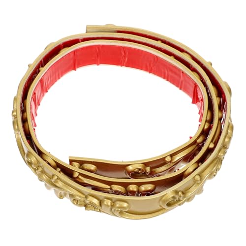 Tofficu Selbstklebende Wand-eckleiste Breit PVC Molding Trim für Spiegel Wanddekoration Flexible Leicht Zuschneidbare Zierleiste in Champagnergold Moderne Innenraumgestaltung von Tofficu