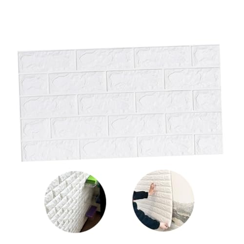 Tofficu Selbstklebende Wandfliesen Weiß Mattierte Xpe Schaumstoff Wandpaneele Wärmeisolierend Schalldämmend Für Wohnzimmer Schlafzimmer Küche Badezimmer Tv Hintergrunddekoration Tofficu Selbstklebende Wandfliesen Weiß Mattierte Xpe Schaumstoff Wandpaneele Wärmeisolierend Schalldämmend Für Wohnzimmer Schlafzimmer Küche Badezimmer Tv Hintergrunddekoration von Tofficu