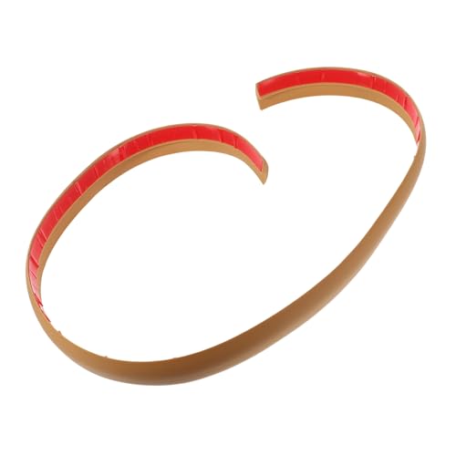 Tofficu Selbstklebendes PVC Übergangsprofil Bodenleiste für Teppich zu Fliesen Vinyl Bodenübergang Streifen Strapazierfähig Dekorativ Einfache Montage Kaffee Ausgleich von Tofficu