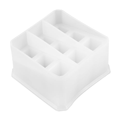 Tofficu Silikonform Lippenstifthalter DIY Aufbewahrungsbox Silikonform für Epoxidharz Basteln Kosmetik Organizer Kreative Lippenstiftbox zum Selbermachen von Tofficu