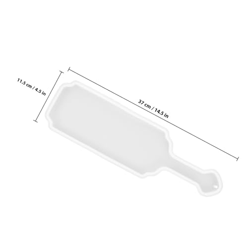 Tofficu Silikonform Paddle förmiges Tablett Gießform Wiederverwendbar Einfach zu Reinigen Für DIY Dekorationen und Handwerksprojekte Silikon Gießform mit Guter Textur und Hoher von Tofficu
