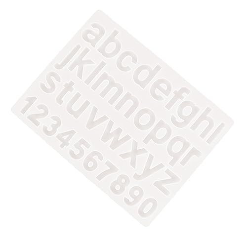 Tofficu Silikonform für Buchstaben und Zahlen DIY Kristall Epoxidharz Gießform Wiederverwendbar nicht Klebend für Schmuckherstellung Backen und Basteln für Verschiedene Anlässe Tofficu Silikonform für Buchstaben und Zahlen DIY Kristall Epoxidharz Gießform Wiederverwendbar nicht Klebend für Schmuckherstellung Backen und Basteln für Verschiedene Anlässe von Tofficu