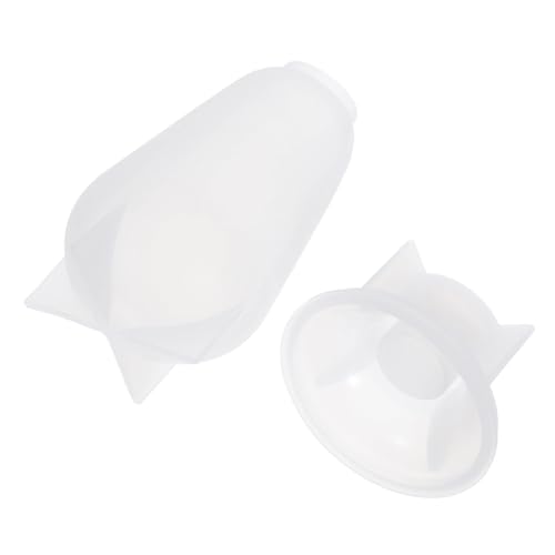 Tofficu Silikonform mit Sockel für DIY Harzprojekte Flexible Hitzebeständige Glühbirnenform für Kerzen Seifen Blüten und Dekoratives Kunsthandwerk von Tofficu