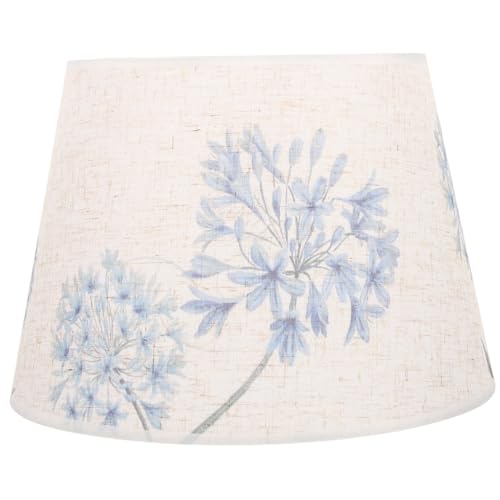 Tofficu Stabiler Lampenschirm aus Abnehmbarer Lampenbezug Passend für Tisch und Stehlampen Vintage Stil Langlebig und Einfach zu Montieren für Wohnzimmer und Schlafzimmer von Tofficu