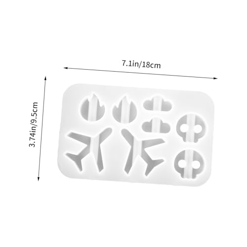 Tofficu Straw Topper Mold aus Lebensmittelechtem Silikon Antihaftbeschichtet für DIY Epoxidharz Praktische Trinkhalm accessoires zum Einfachen Entformen und Individuellen von Tofficu