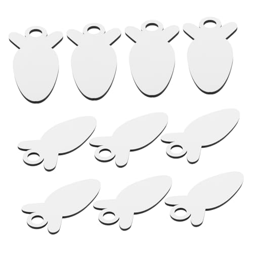 Tofficu Sublimation Karotte Acryl Plaque Rohlinge 10pcs Keychain Haken Handwerk Zeichen von Tofficu