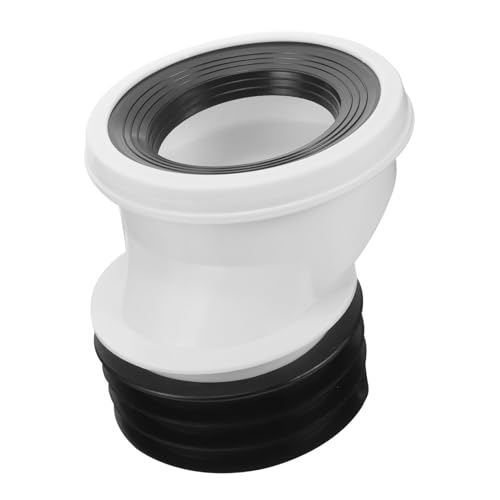 Tofficu Toiletten Sitz Abflussverlängerung aus Robustem Material Auslaufsicherer Wc anschluss für Modernes Badezimmer Stabile Glatte Oberfläche Langlebiges Abflussrohr zubehör von Tofficu