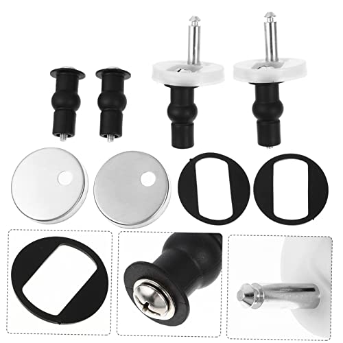 Tofficu Toilettensitz Befestigungsset Edelstahl Schrauben Wc Sitz Scharnier Stift Robust Einfache Montage Ersatzteile für Zuhause Badezimmer von Tofficu
