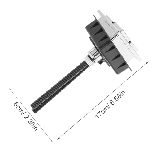 Tofficu Toilettenspülknopf Doppelsteuerung Abs Drucktaster Ersatz Wc spülkasten Badezimmer Ersatzteil Installieren Langlebig Praktisch für Wasserspareinstellung von Tofficu