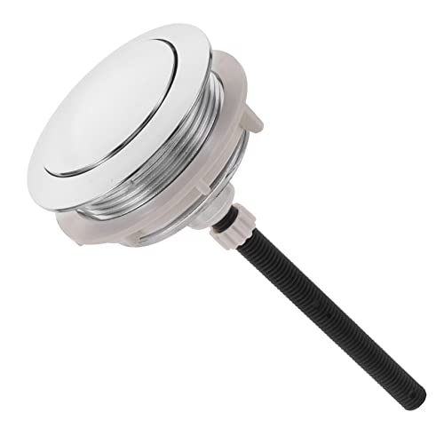 Tofficu Toilettenspülknopf Einzeltaste Rund Spülkasten Ersatz Wc Druckknopf Wassersparend Leicht Installierbar Kompatibel für Bad Wc Tank Zufällige Farbe Zufällige Farbe von Tofficu