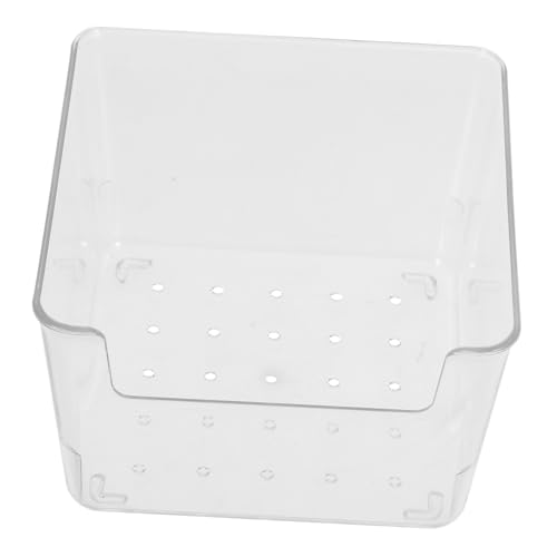 Tofficu Transparente Notizblockhalter Box aus Robustem Kunststoff Kompakte Memo Pad Aufbewahrung für Büro und Schreibtisch Platzsparender Organizer für Notizzettel Visitenkarten und von Tofficu