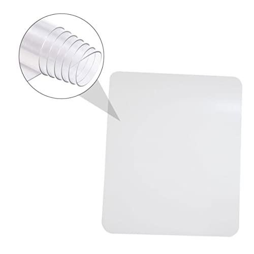 Tofficu Transparente PVC Bodenschutzmatte rutschfest Wasserfest Frei Zuschneidbar Kratzschutz für Hartböden Stuhlmatte Möbelunterlage Schutzmatte für Büro und Zuhause von Tofficu