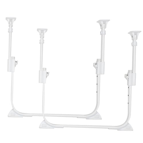 Tofficu U Förmige Selbstsichernde Klapptischbeine Faltbare Robuste Schreibtischbeine für Bett und Computertisch Verschleißfest Vielseitig Einsetzbar Einfach zu Falten Montieren von Tofficu