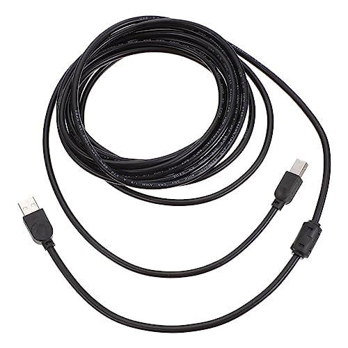 Tofficu USB Druckkabel mit Kupferkern für Drucker und Scanner Hochwertiges Druckmaterial Schnelle Datenübertragung Schwarz für Büroanwendungen Tofficu USB Druckkabel mit Kupferkern für Drucker und Scanner Hochwertiges Druckmaterial Schnelle Datenübertragung Schwarz für Büroanwendungen von Tofficu