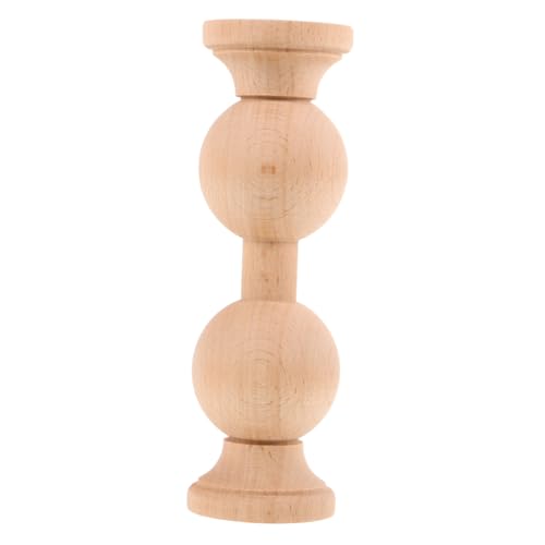 Tofficu Unfinished Hardwood Wood Finials Handcarved Roman Pillar Decor Bed Post Staircase Topper For European Style Interior Decoration Tofficu Unfinished Hardwood Wood Finials Handcarved Roman Pillar Decor Bed Post Staircase Topper For European Style Interior Decoration von Tofficu