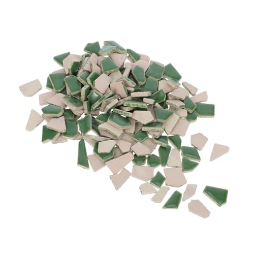 Tofficu Unregelmäßige Keramikfliesen Kleine Porzellan Mosaikstücke für DIY Handwerk und Heimdekoration Farbenfrohe Keramische Fliesen für Badezimmer Wohnzimmer Tischplatten Leicht und von Tofficu