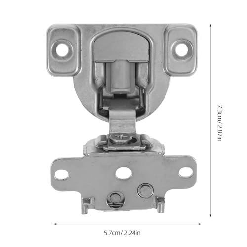 Tofficu Verdecktes Scharnier für Innentüren mit Dämpfung Geräuscharm Kurzarm Schranktürscharnier für Küchenmöbel und Kleiderschränke von Tofficu