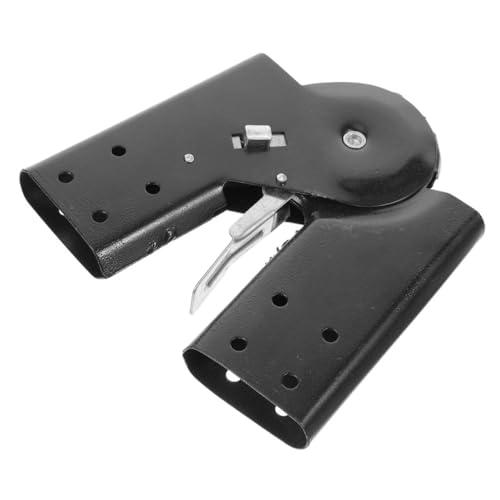 Tofficu Verdicktes Aluminiumlegierung Leiterscharnier Flach rund Gelenk mit Schrauben Klappscharnier für Stufenleitern Dachboden Bauprojekte Einfache Montage Langlebig und Tragbar von Tofficu