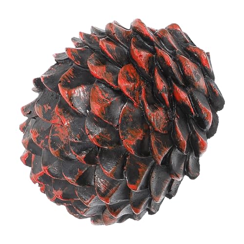 Tofficu Versteckte Schlüsselbox Tannenzapfen Form aus Robustem Kunststoff Langlebig Schlüsselversteck für Außenbereich Dekorative Aufbewahrung Sicher für Zuhause und Garten von Tofficu