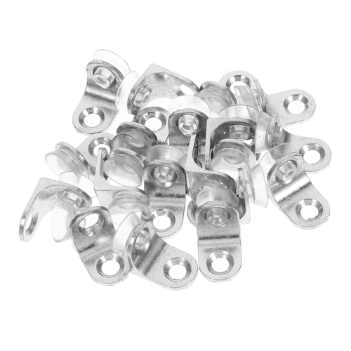 Tofficu Verstellbare Regalbodenträger Winkelhalter Metallwinkel Dreieckige Einlegeboden Halterung mit Edelstahl Schrauben für Möbel Glasböden DIY Möbelmontage von Tofficu
