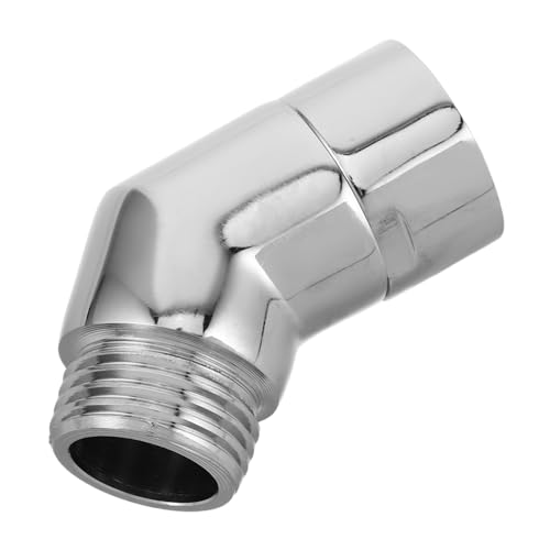 Tofficu Verstellbarer Duschkopf Winkelstück Adapter aus Messing Handbrause Anschluss für Moderne Duschteile Winkel Verstellbar zur Optimalen Wasserrichtung Einfache Montage Langlebiger von Tofficu