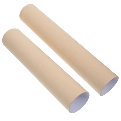Tofficu Verstellbarer Papier Kunstrollenhalter Vintage Kalligrafie und Malerei Aufbewahrungsbox Teleskopische Kraftpapier Rundbox für Poster und Schriftrollen Verstellbarer von Tofficu