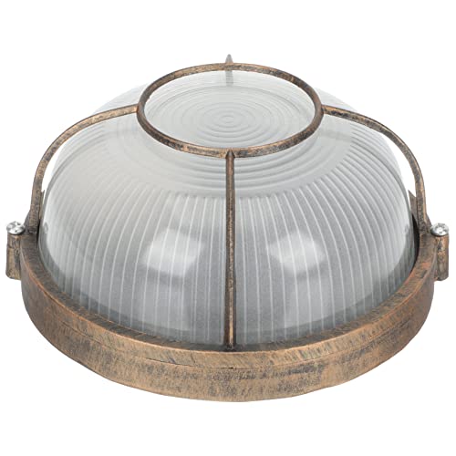 Tofficu Vintage Lampenschirm im Freien Schottlicht Außenleuchten Terrassenlicht Befestigung runden Außenwandleuchte für Marine-Schott Schottleuchte Vintage-Leuchten Glas Tofficu Vintage Lampenschirm im Freien Schottlicht Außenleuchten Terrassenlicht Befestigung runden Außenwandleuchte für Marine-Schott Schottleuchte Vintage-Leuchten Glas von Tofficu
