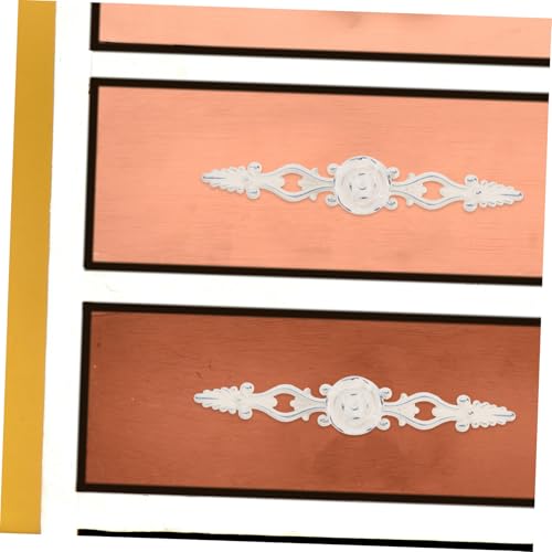 Tofficu Vintage Möbelgriff aus Langlebiger Zinklegierung mit Floralem Relief Eleganter Griff für Schränke Kommoden und Küchenschränke Vielseitiger Retro türgriff im Europäischen Stil von Tofficu